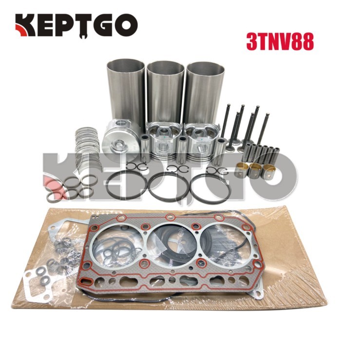 New 3TNV88 STD Overhaul Rebuild Kit For Yanmar Engine ZX27U ZX35U-2 Excavator TAKEUCHI TB135 TB235