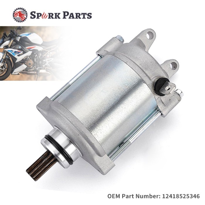 12418525346 Starter Motor for BMW S1000R S1000XR K49 K69 S1000RR K46 K67 HP4 K42 Race K60 9 Teeth M