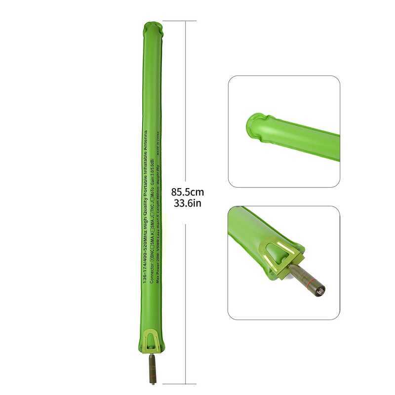 ▥ Two Way Radio Portable Sma-Female VHF UHir Column Antenna For  Uv-5R Bf-F8hp Bf-888