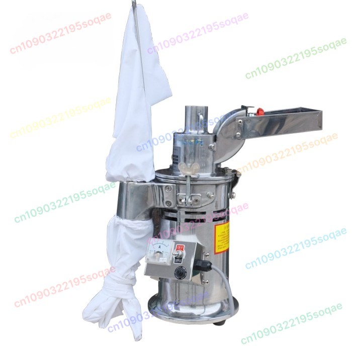 Electrical Mill Grinder Automatic Continuous Herb Grinder Hammer Mill Pulverizer 20000 RPM /min 220