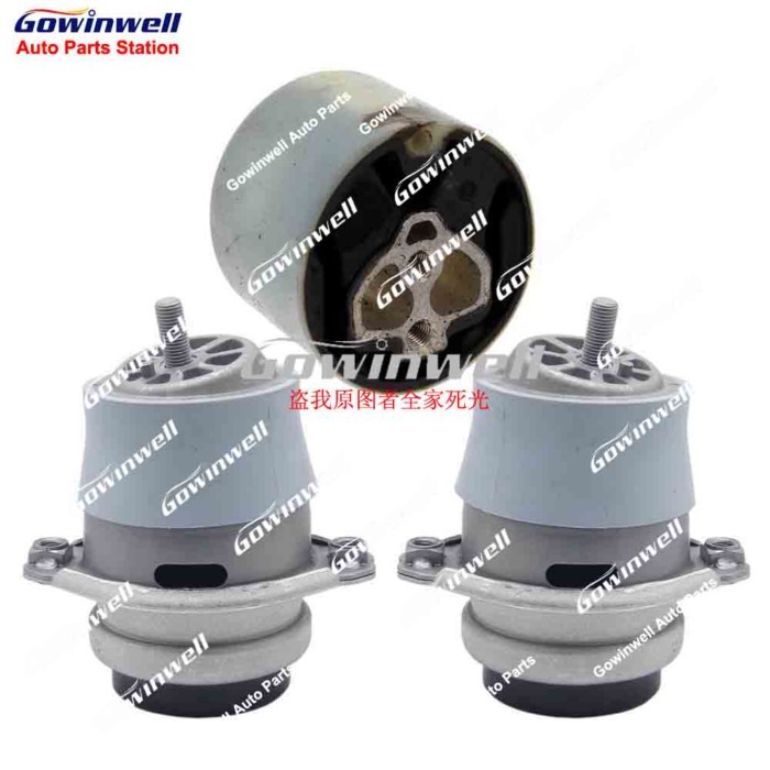 Engine Motor Mount Gearbox Mount Kit For VW Touareg 7P5 7P6 Porsche Cayenne 92A 3.0 Diesel 7P619913