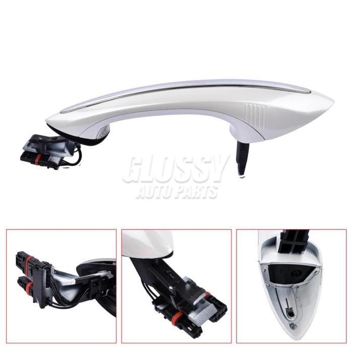 AP03 White Rear Right Door Handle For BMW F07 F10 F11 F06 F12 F13 F01 F02 F03 F04 51217231934