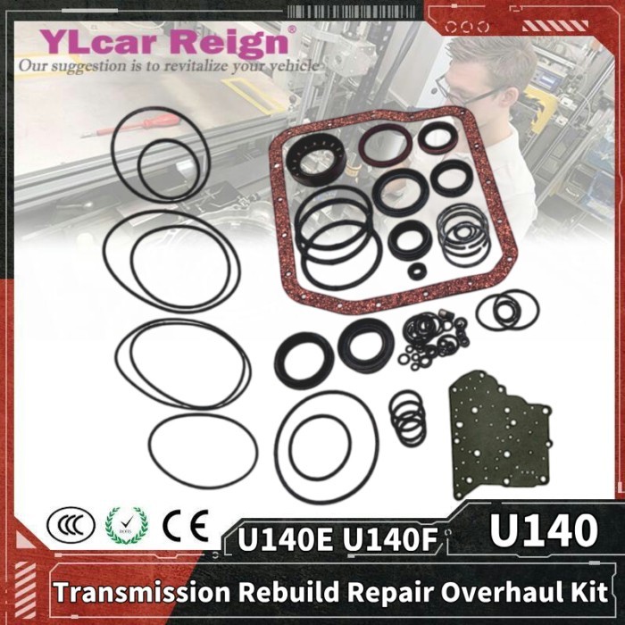 U140E U140F U140 4Speed Automatic Transmission Gearbox Rebuild Repair Overhaul Kit Seals Gasket Fit