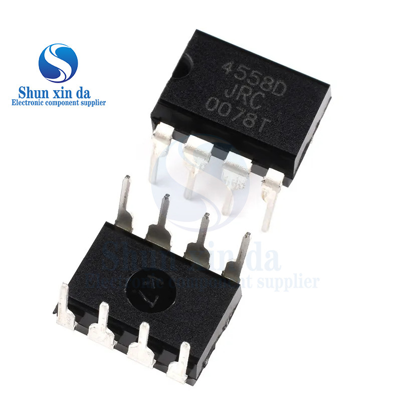 20PCS JRC4558D 4558D JRC SOP-8 Dual Operational Amplifier Chip ยี่ห้อใหม่แท้