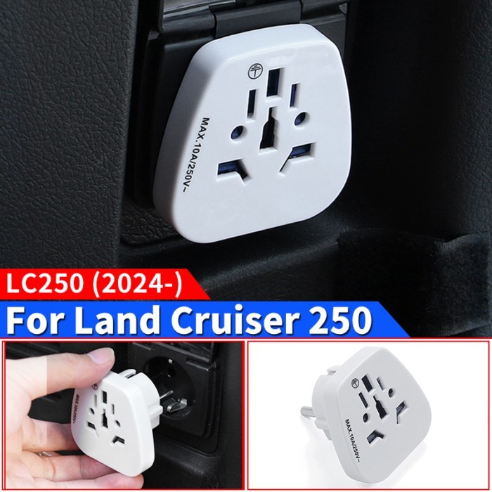 Trunk Power Plug For 2024 Toyota Land Cruiser 250 LC250 FJ250 Interior upgrade Accessories Tuning 1