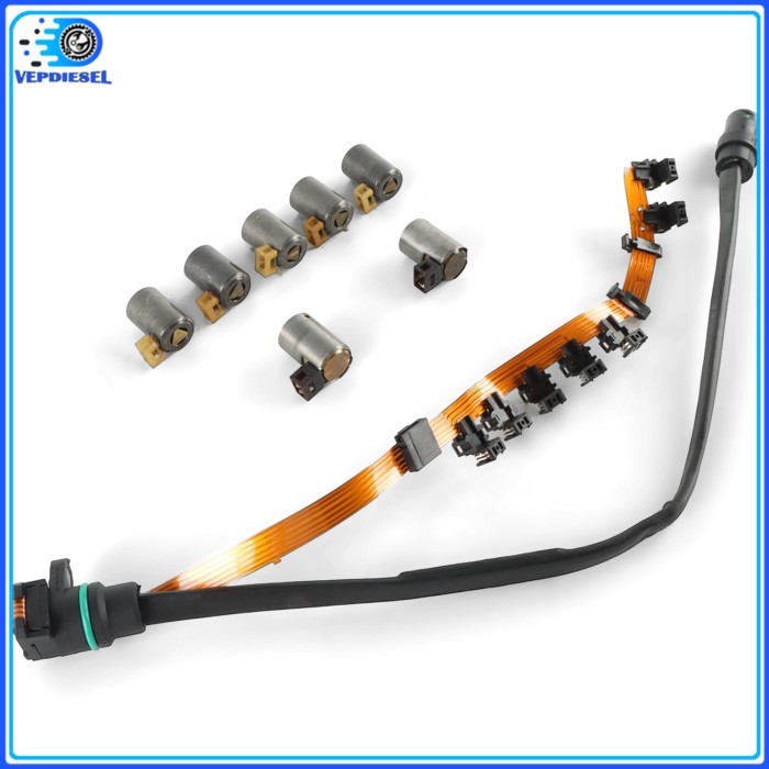 1set Transmission Master Solenoid Kit For Audi VW 01M O1M With Ribbon Harness Shift Auto Parts