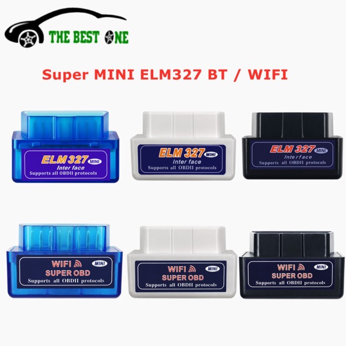 Super Mini ELM327 V2.1 Bluetooth-Compatible OBD2 Scanner Wifi ELM 327 V1.5 On Android IOS Car Diagn