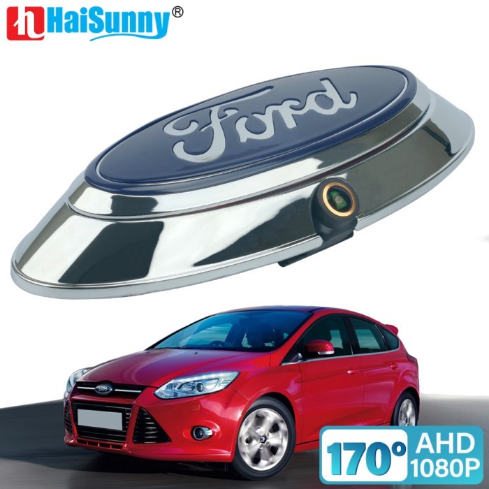 Haisunny CCD AHD 1080P Vehicle Logo HD Rear View Backup Camera For Ford Ranger T6 T7 T8 XLT F150 F2