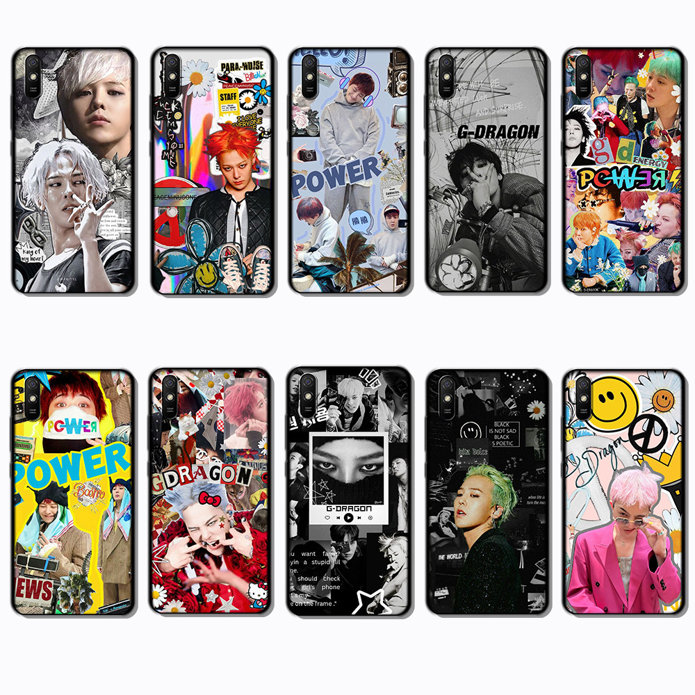 สําหรับ Xiaomi Redmi 6A 7A 8A 7 8 9 9A 9i 9C g dragon Black Edge Full Coverage TPU เคสโทรศัพท์ | Def