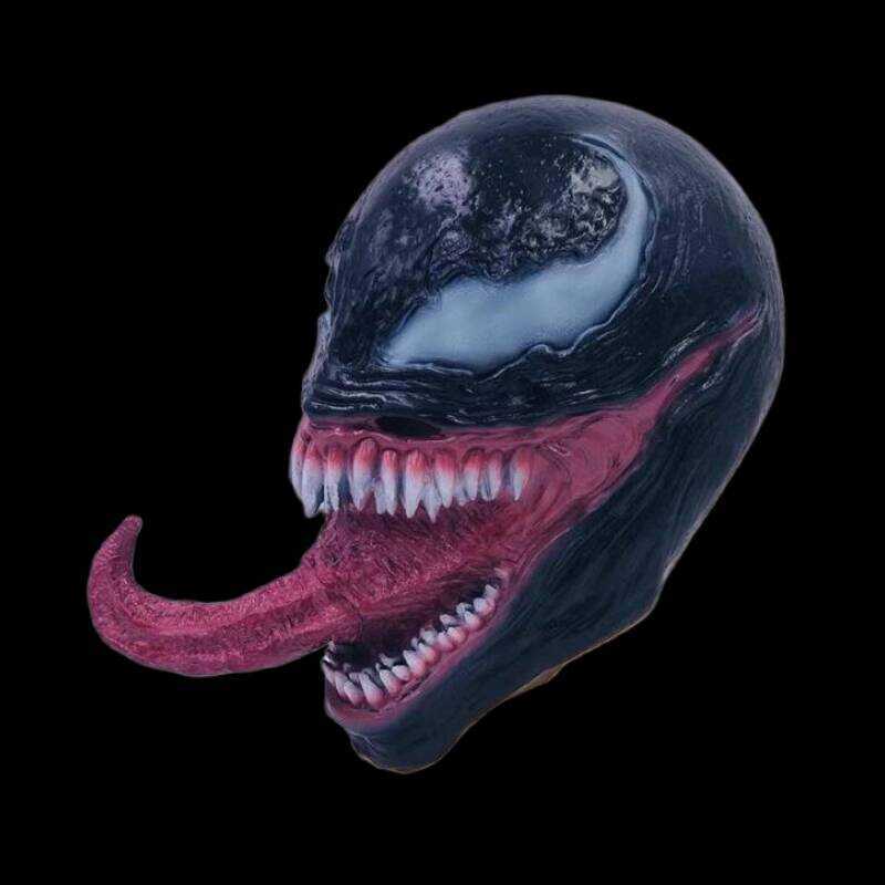 Avengers 4 Venom Headgear Full Face ฮาโลวีน cospy Avengers venom หน้ากากน่ากลัวชาย