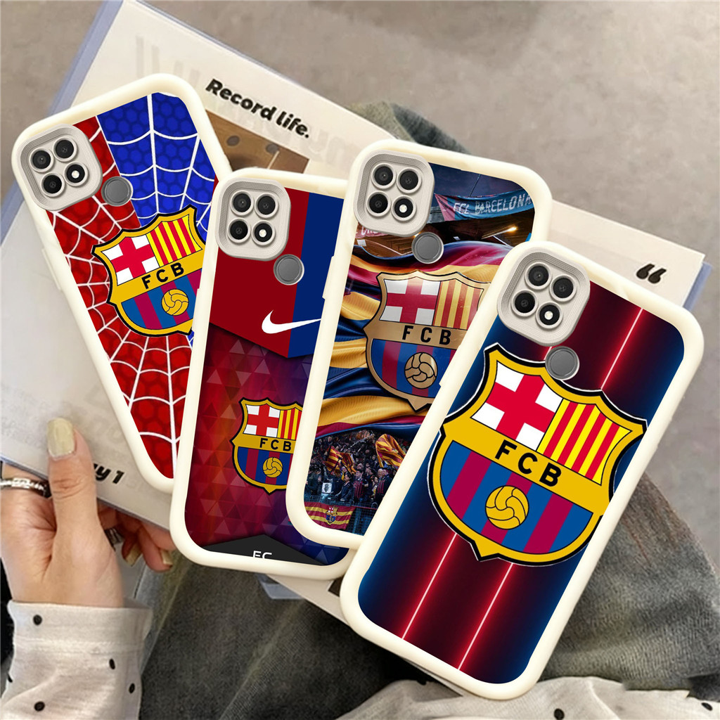 RN10 FC Barcelona สําหรับRealme Reno Narzo 20 C21 4F A16K C25Y 8T A15 C20A C25S C15 C25 C12 F17 A15s