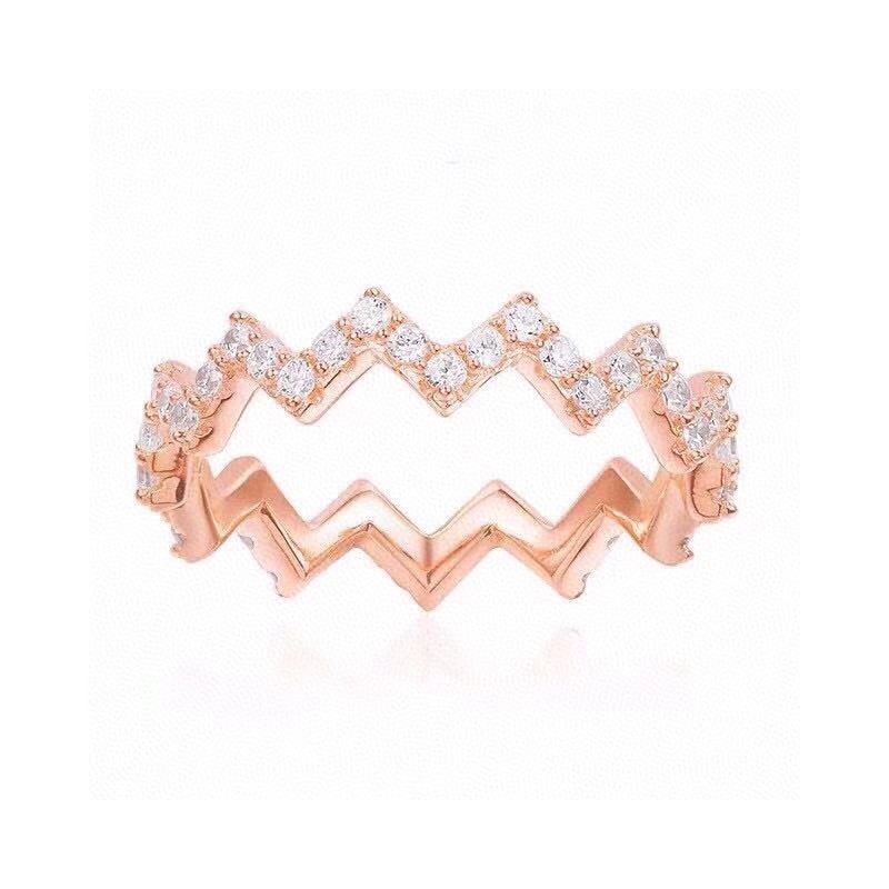 แหวนรูปทรงคลื่นลาย Monaco Z สไตล์ใหม่!One Item ไม่สามารถช่วยในการประเมินเมื่อสวมใส่ It, การออกแบบที่