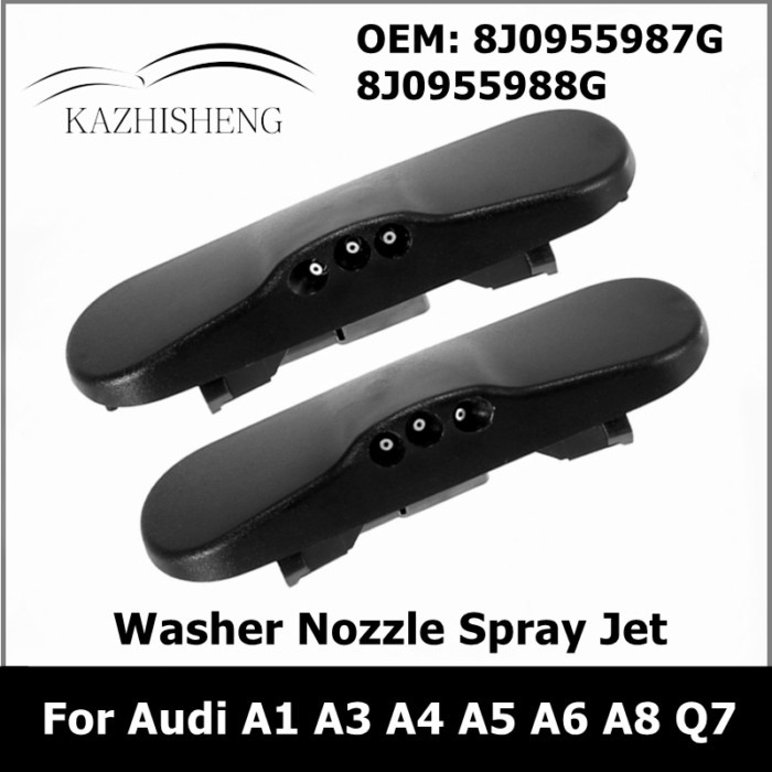 8J0955987G 8J0955988G Car L&R Windshield Windscreen Washer Nozzle Spray Jet  for Audi A1 A3 A4 A5 A