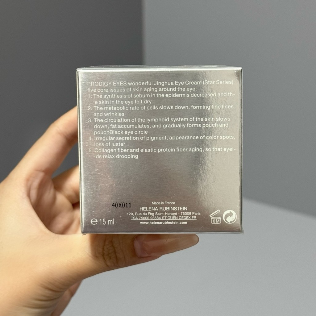 สไตล์ร้อนแรง P40. Hr Helena Tracking Eye Cream 15ml Real Shot พร้อมสต็อก❗Hr Helena Supreme Beauty Ey