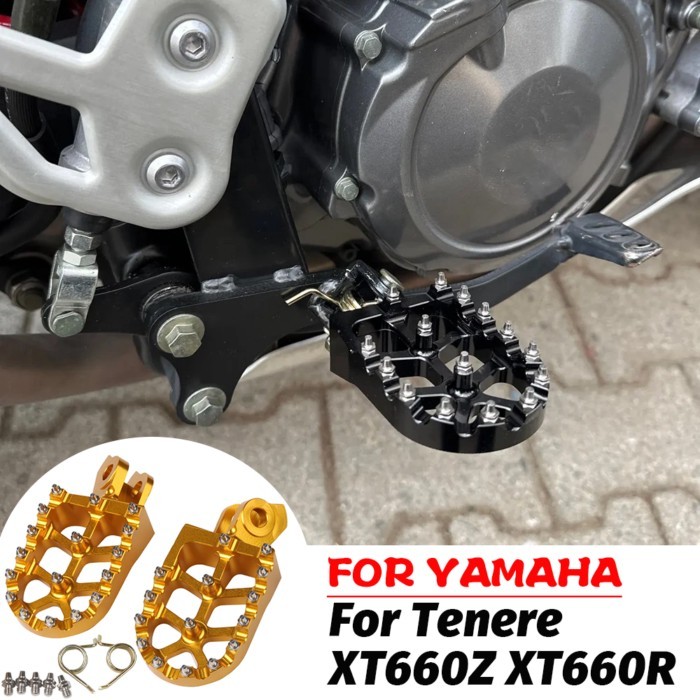 For Yamaha Tenere XT 660 Z R 660Z 660R XT660 XT660Z XTZ660 XTZ 660 XT660R Accessories Footrest Foot