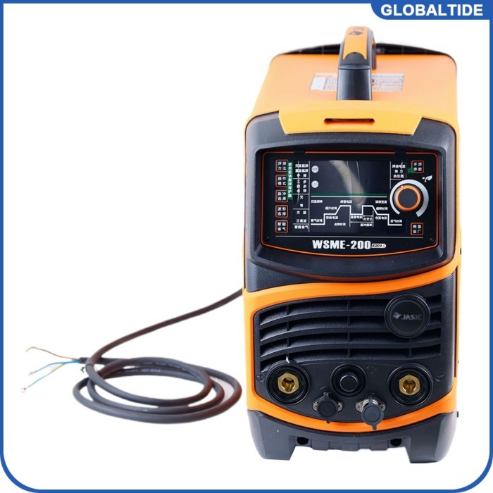 AC DC Pulse Argon Arc Fully Automatic Welding Machine, AC 220V, Air Cooled WSME-200 TIG-200P IGBT,
