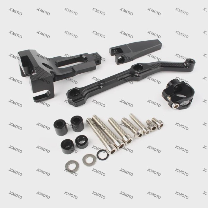 Mounting Bracket CNC 6061-T6 Aluminum For Yamaha MT-09 MT09 Tracer/FJ09 2016 2017 Steering Damper S