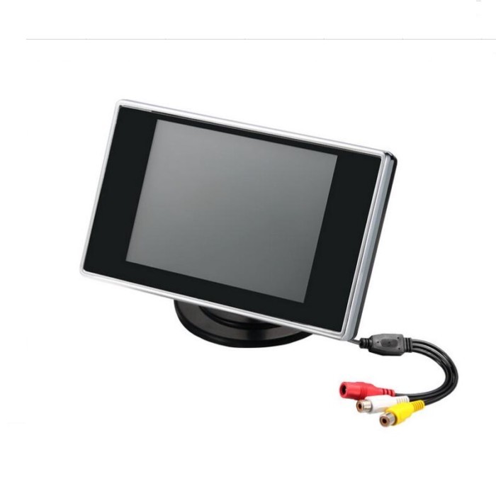 3.5" LCD car front Rear Parking Sensor 8 Sensor Reversing Radar Detector For Toyota Hilux revo Park