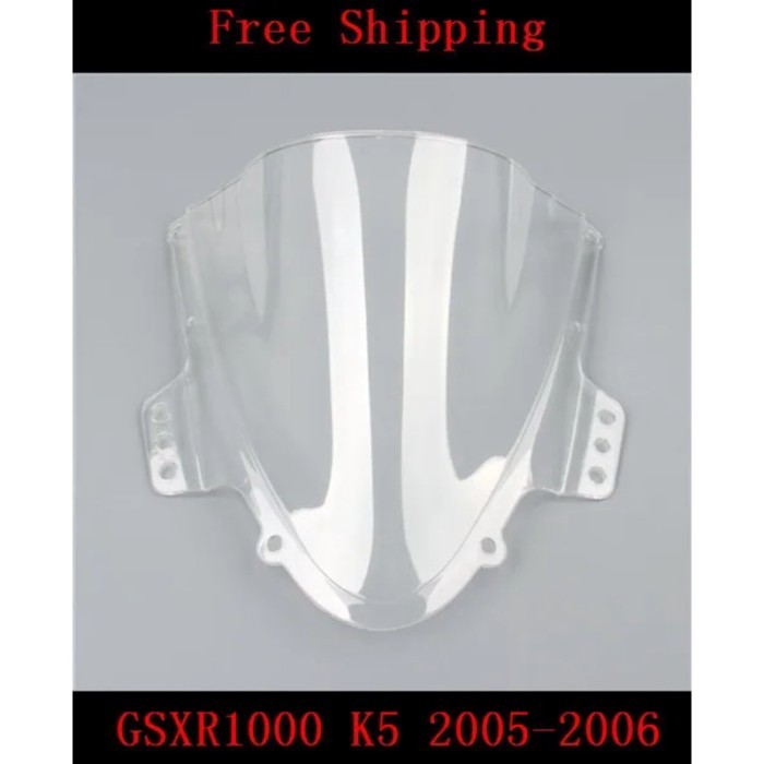 For SUZUKI GSXR1000 GSXR 1000 K5 2005-2006 GSX-R1000 GSXR-1000 motorcycle Double bubble windshield