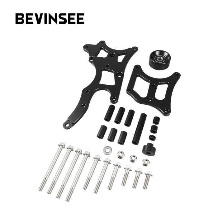 BEVINSEE For LS Truck Factory Location Alternator Power Steering Bracket For LQ4 LQ9 LY5 4.8L 5.3L