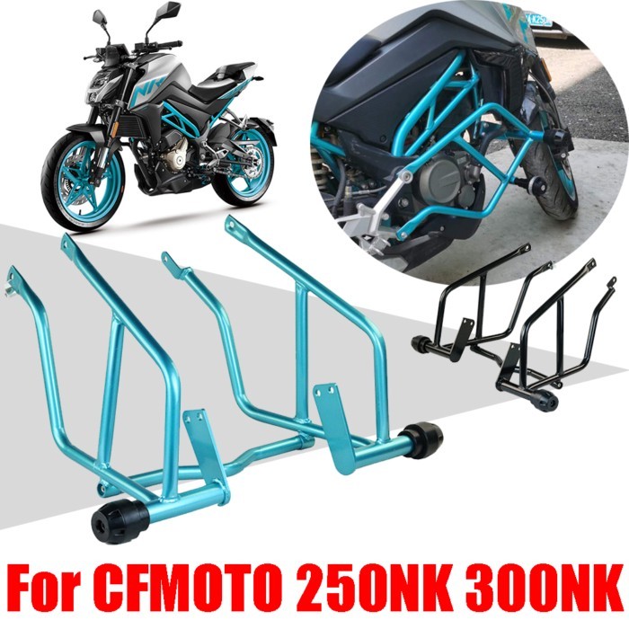 For CFMOTO CF MOTO 250NK NK250 NK300 300NK NK 250 300 NK Accessories Engine Guard Bumper Crash Bars