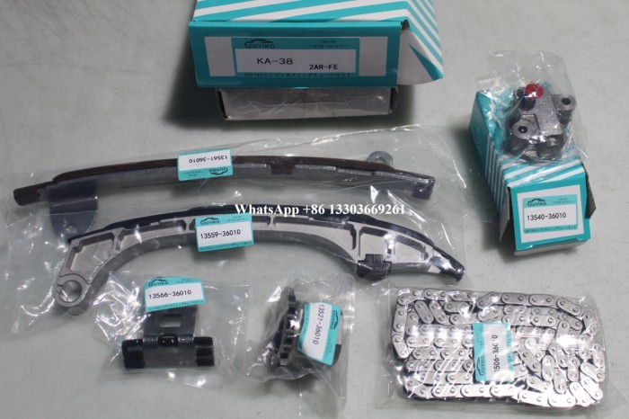 1AR-FE 2AR-FE 1AR 2AR TIMING CHAIN KIT FOR TOYOTA 1ar-fe 2ar-fe 1ar 2ar engine timing chain set 135