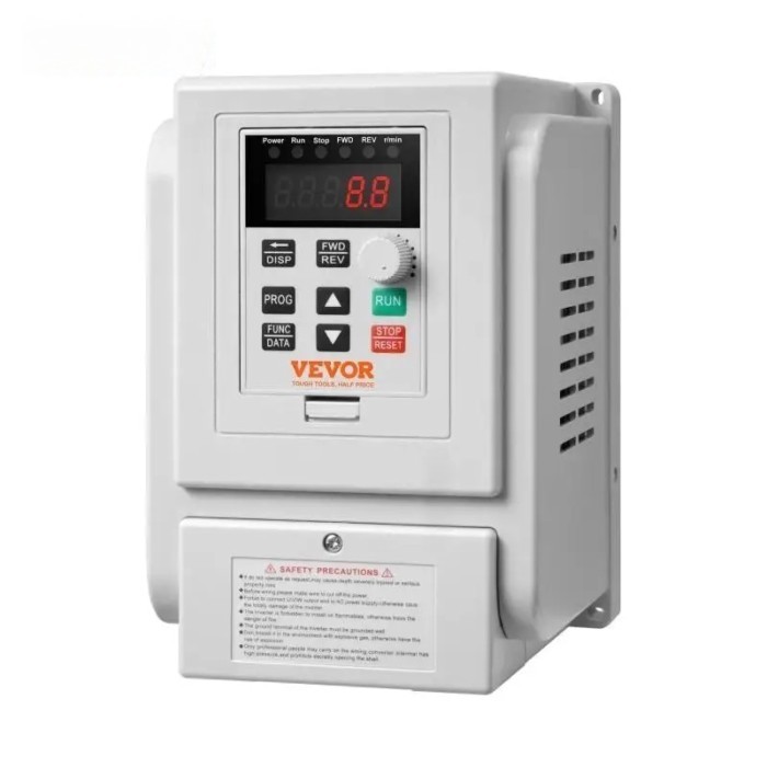 VFD 5HP 4KW Singel Phase 220V-240V Input to 3 Phase 220V-240V Output Variable Frequency Drive for