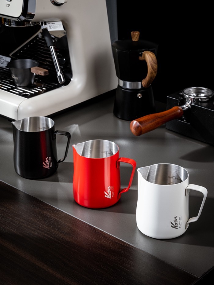 เครื่องชงกาแฟ KAFES Latte Art Cup Latte Art กระบอกสแตนเลส Latte Art Artifact เครื่องชงกาแฟปลายสําเร็