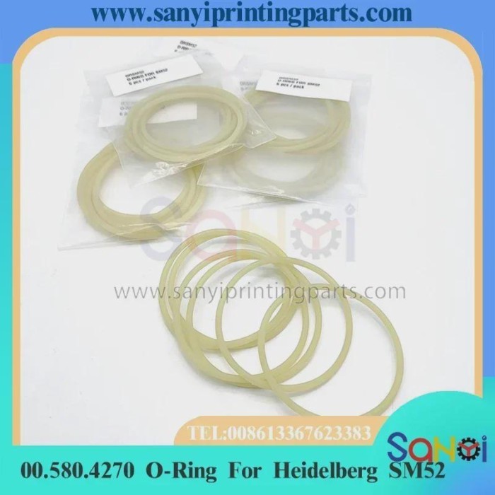 Best Quality 1 bag = 6 pieces 00.580.4270 O-Ring For Heidelberg SM52 Printing Machine Parts