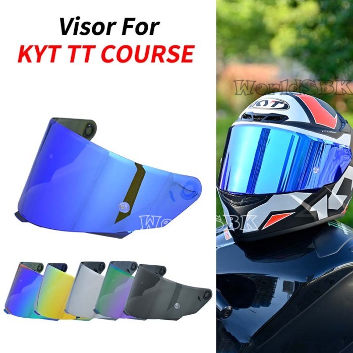 Helmet Visor for KYT TT COURSE Motorcycle Helmet Shield Windshield Sunscreen TTC Helmets Accessorie