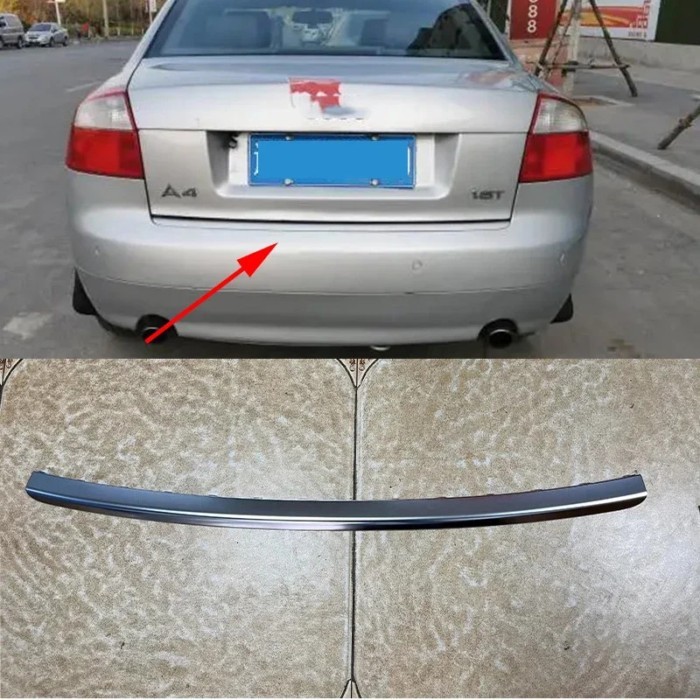 Auto Rear Trunk Tailgate Boot Trim Cover Replacement for Audi A4 B6 2001 2002 2003 2004 8E5807443