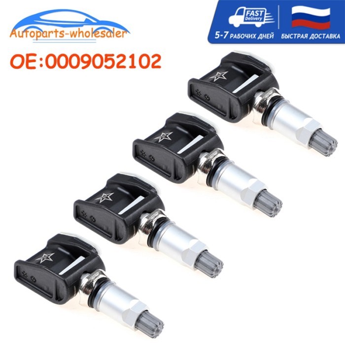 4 Pcs For Mercedes-Benz E-Class w213 CLS TPMS Tire Pressure Sensor TPMS Sensor 0009052102 A00090521