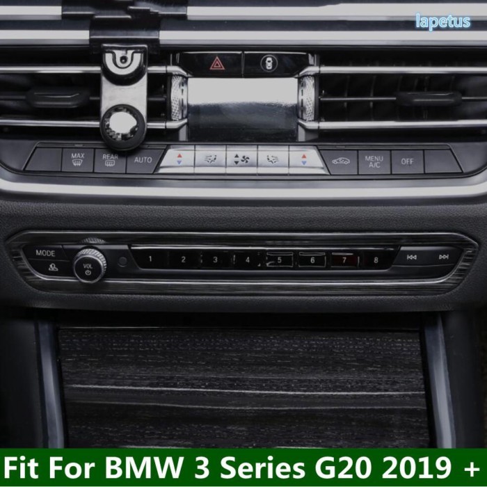 Interior Modified Accessories For BMW 3 Series G20 2019 - 2022 Central Control Air Conditioning But