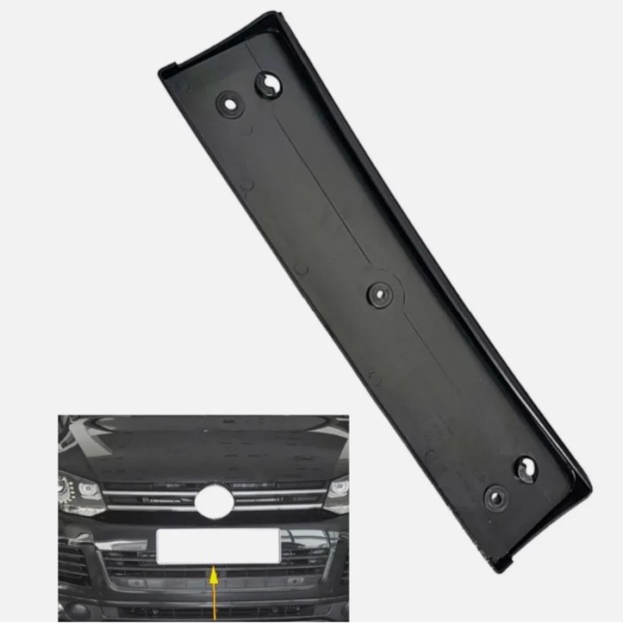 Bumper license plate front license plate cover license plate frame 7P6807287 For Volkswagen Touareg