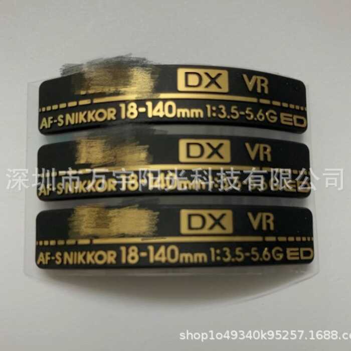 เหมาะสําหรับ Nikon 18-140 18 140 ป้ายชื่อเลนส์ Mark LOGO Mark ยี่ห้อใหม่