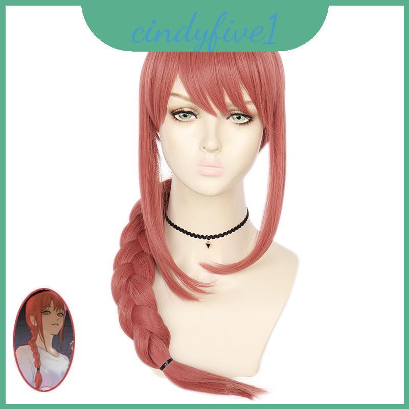 วิกผมโคสเพลย์ Makima สไตล์แมนเชนซอร์ มาพร้อมสายปรับแต่ง