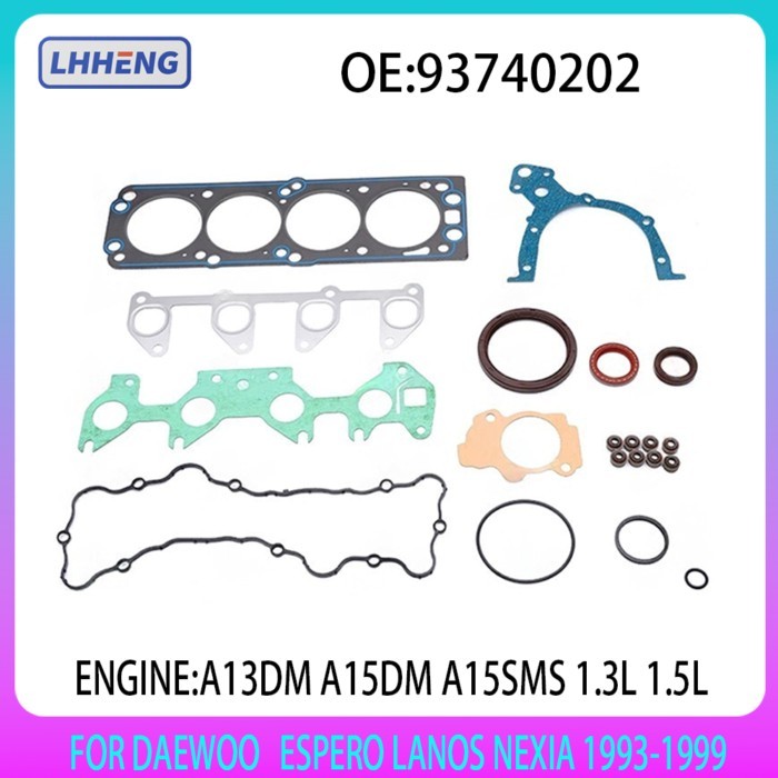 A13DM A15DM A15SMS G15MF Engine Full Gasket KIT for DAEWOO ESPERO LANOS NEXIA 1.3L 1.5L GAS L4 1.3