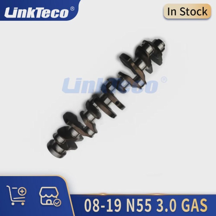 Engine Parts Crankshaft Fits 3.0 L N55 GAS 08-19 For ALPINA B3 B4 BMW 1 3 4 5 6 7 Series X1 X3 X4 X