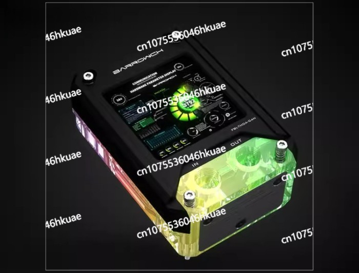 AMD digital display CPU water cooling head HDMI AIDA64 temperature monitoring secondary screen FBLT