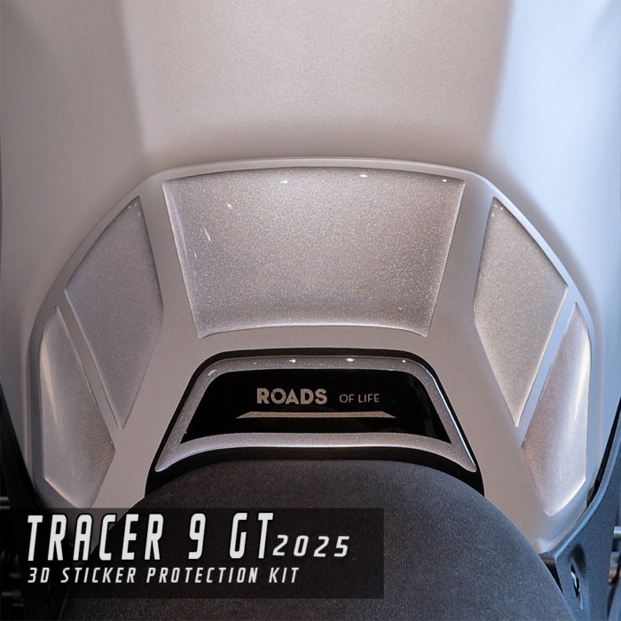 Motorcycle Accessories 3D Epoxy Stickers for Tracer 9 GT Ceramic Ice Tracer 9GT 2025 Stickers Saddl
