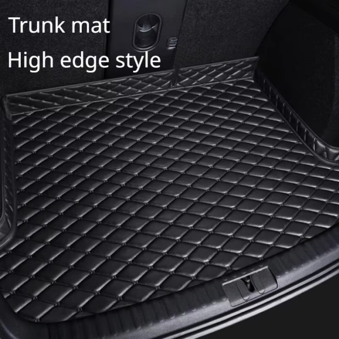 PU Leather Custom Car Trunk Mats for BMW Series i01 i4 g26 i3 i8 Interior Details Car Accessories C