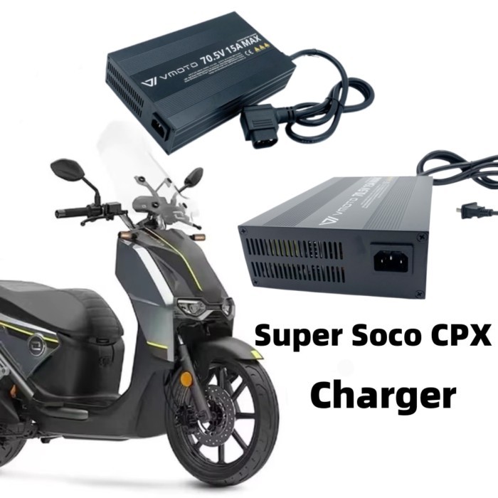 New Fit Super Soco CPX Charger Special Charger 70.5V 15A For Super Soco CPX