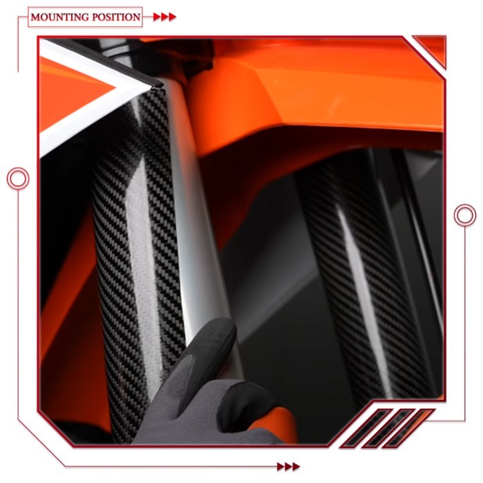 For Ducati Hypermotard 698 Accessories Hypermotard698 Carbon Fiber Motorcycle Fork Tube Protection
