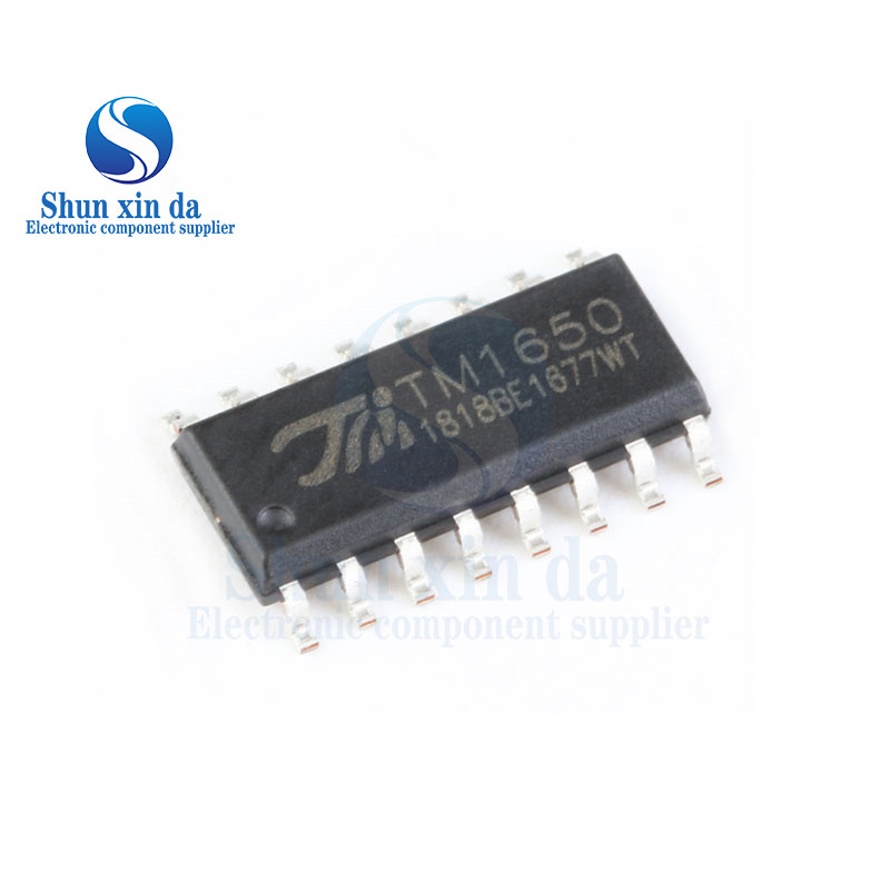 10PCS TM1650 TM1651 TM1652 TM1616 TM1617 SOP-16 LED ขับรถชิปควบคุมดิจิตอล SMD IC