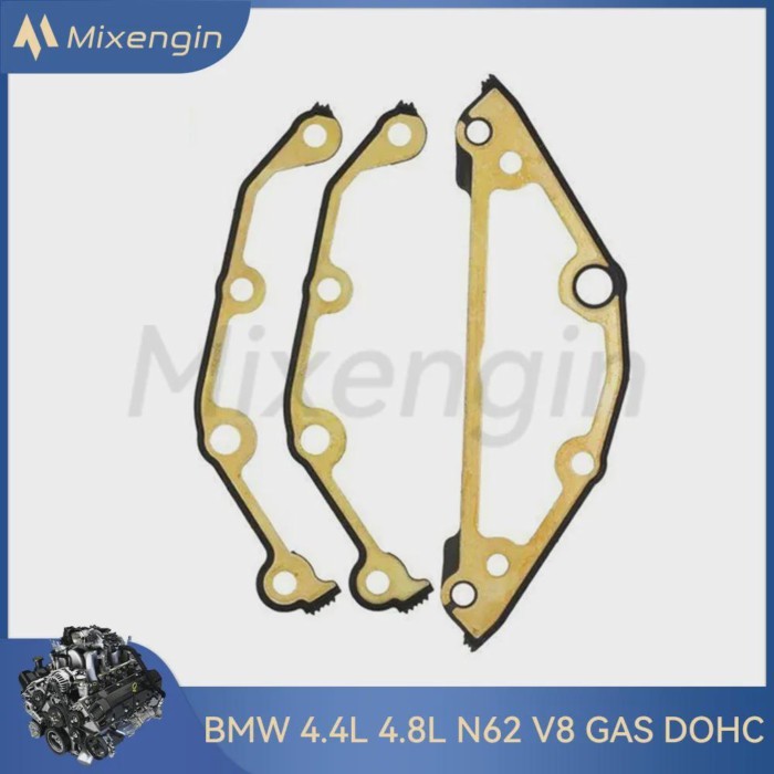 Engine Timing Cover Gasket Sets fit 4.4 4.8 L V8 GAS DOHC Naturally Aspirated  for BMW 550i 545i 64