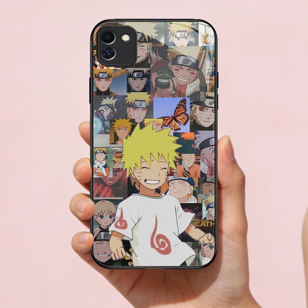 TT-63 Naruto Uzumaki ปลอก hp แก้ว Samsung F04 Core A04E M04 A03 A05 A04