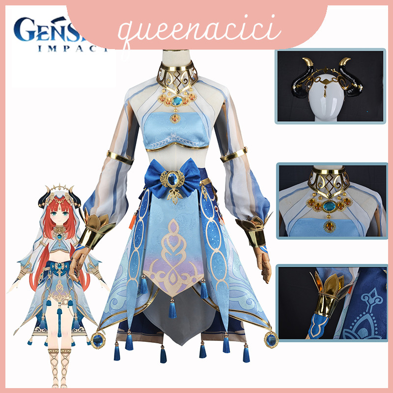 Genshin Impact Nilou คอสเพลย์ชุด สำหรับการ.Cosplayและแสดงโรงเรียน