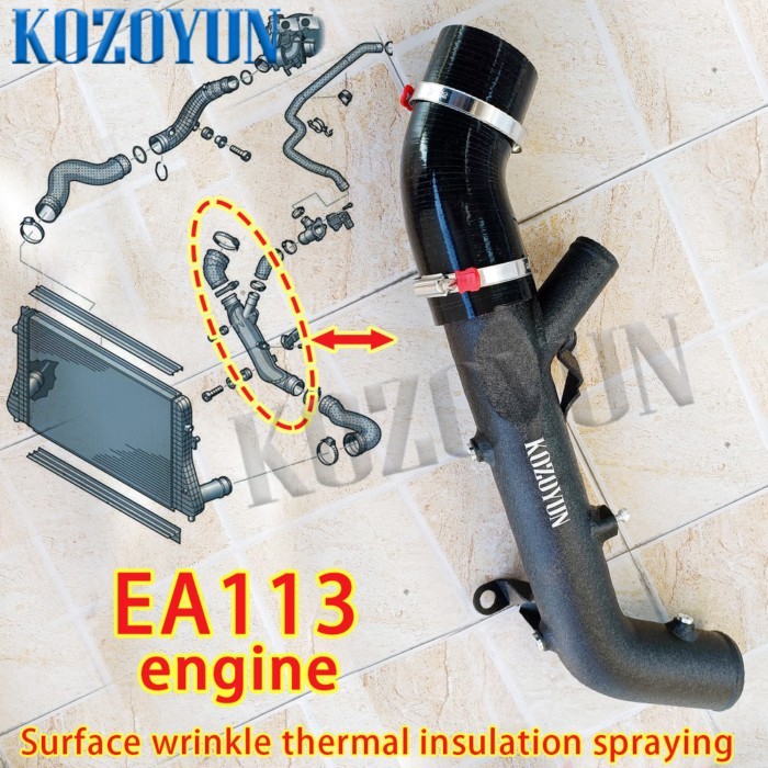 Turbo Throttle Pipe charge discharge pipe For Audi TTS A1 A3/S3 2.0T MK2 EA113