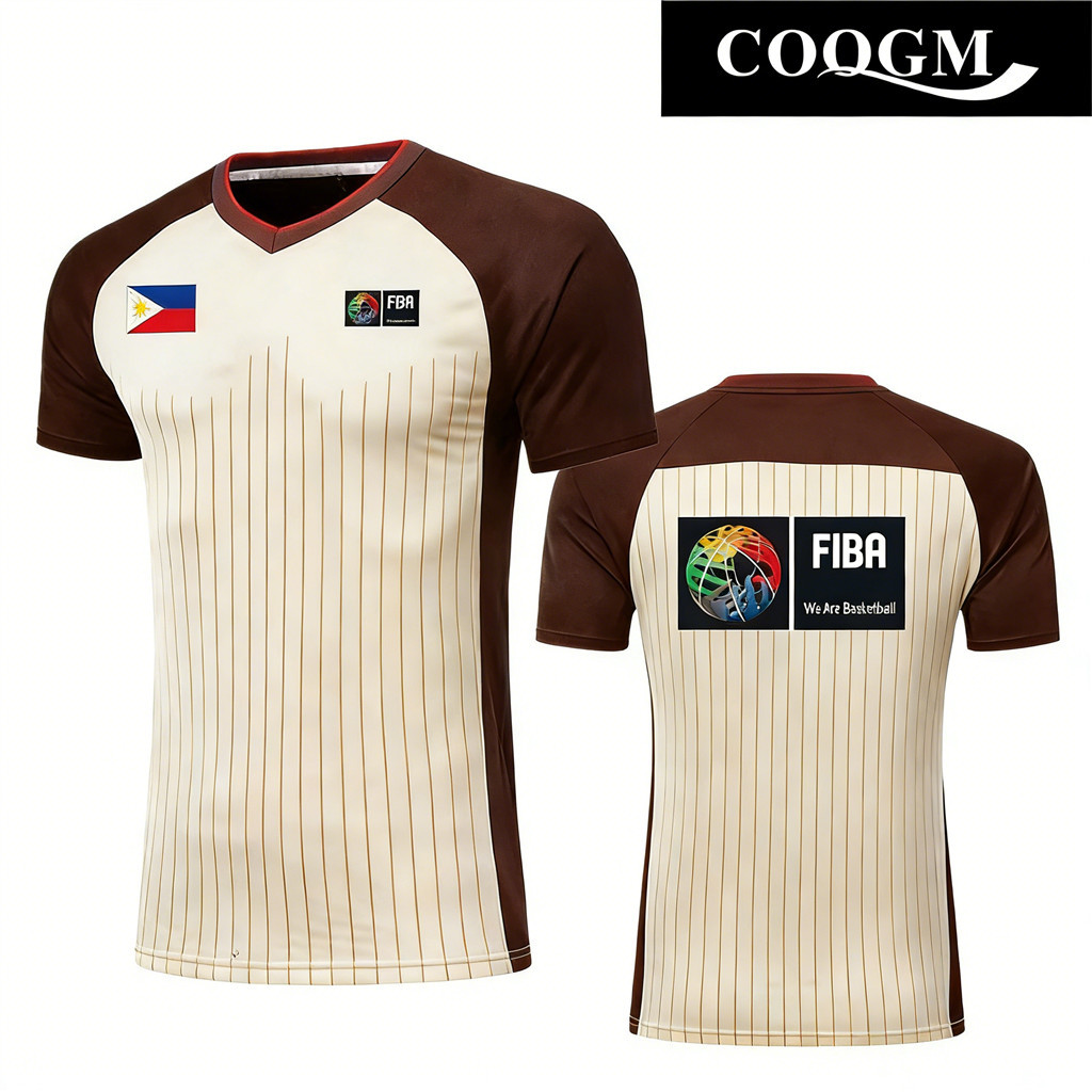 2026 FIBA เสื้อยืดผู้ตัดสินบาสเก็ตบอล jersey