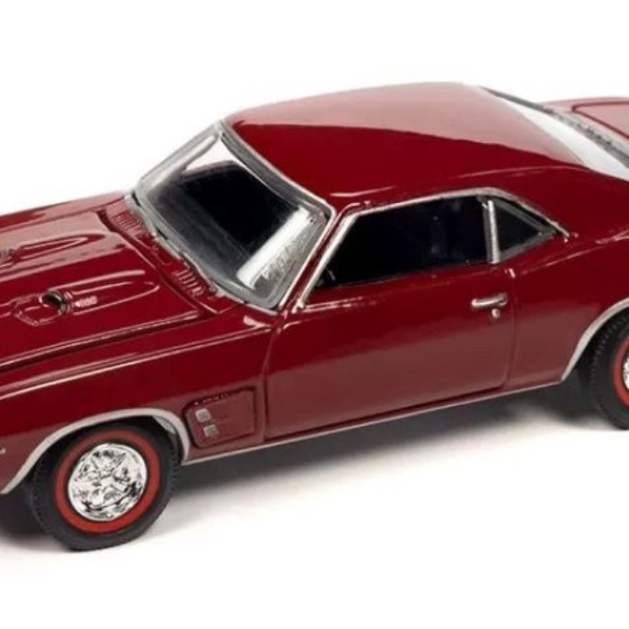 Bulk AW1: 64 สเกลเล็ก 1969 Pontiac Firebird สีแดงเครื่องประดับรถยนต์ของเล่น